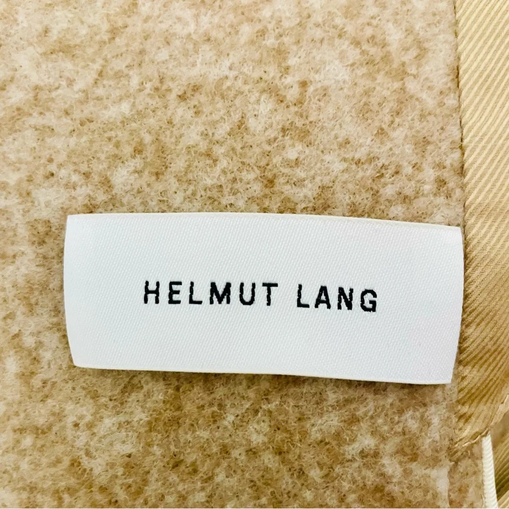 Helmut Lang Tan Trench Coat with Gold Fur Collar - Picture 13 of 16